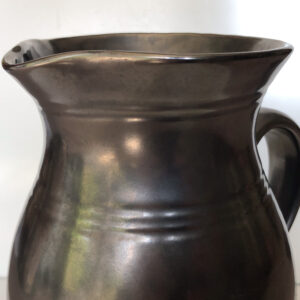 Prinknash Abbey Pottery Stoneware Jug - top side view