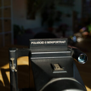 Polaroid Miniportrait Model 401 Cambo - detailed front top view