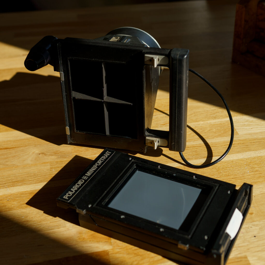 Polaroid Miniportrait Model 401 Cambo - Opened view 2