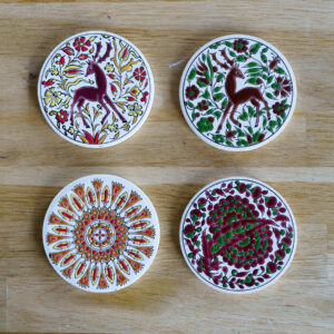 Greek Ceramic Coaster Set – Niarchos & Pandora Rhodes