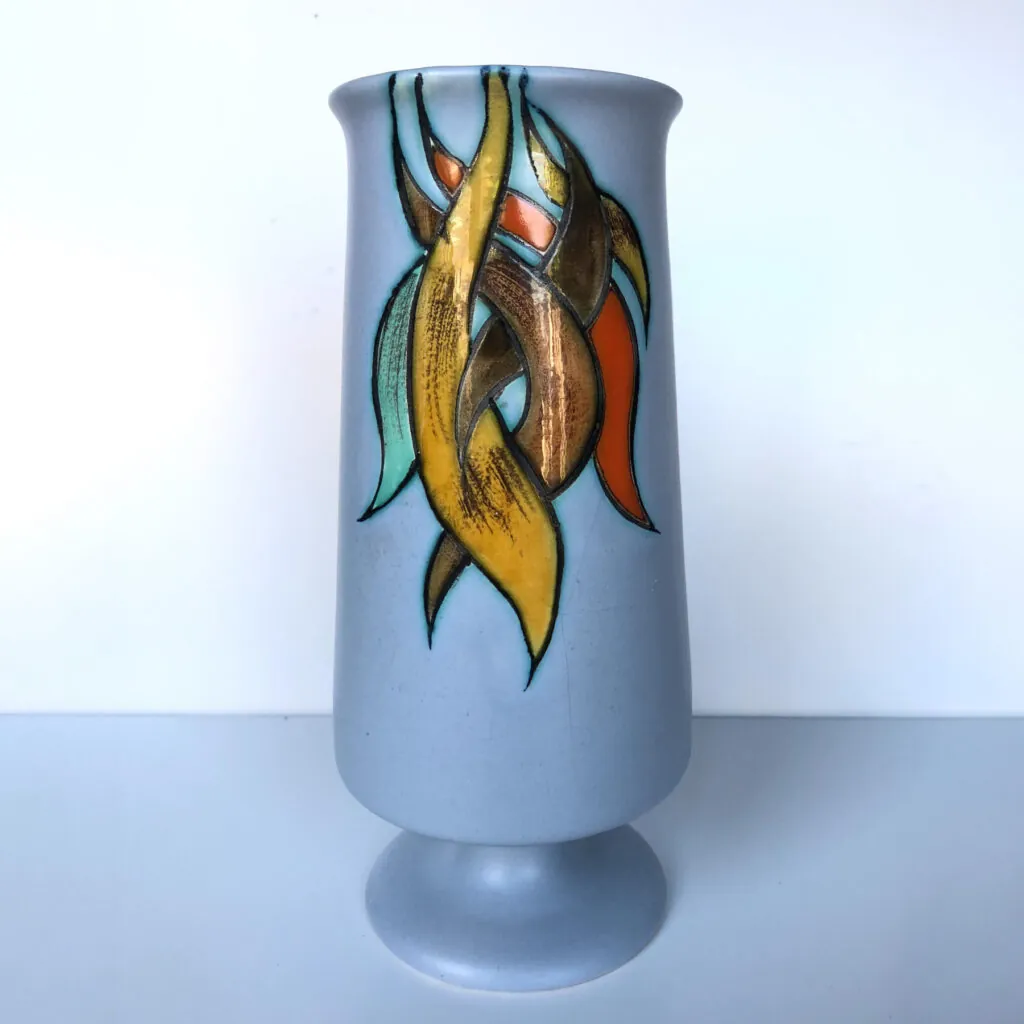 Flora Gouda Vase - Decor Linda 1885 - Mid-Century - Flora Gouda vaas, decor Linda 1885 (foto 4)