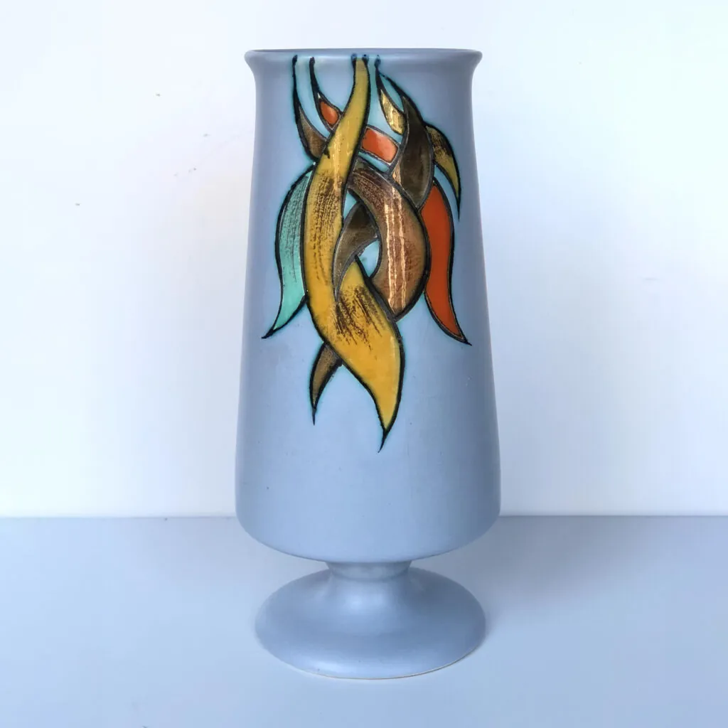 Flora Gouda Vase - Decor Linda 1885 - Mid-Century - Flora Gouda vaas, decor Linda 1885 (foto 2)
