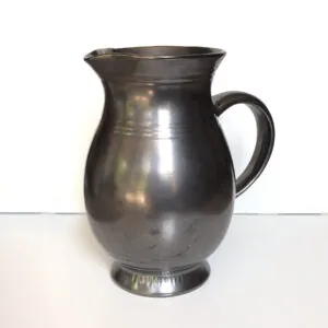 Prinknash Abbey Pottery - Stoneware Gunmetal Jug - steengoed kan van Prinknash Abbey (foto 2)