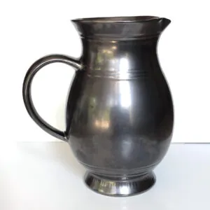 Prinknash Abbey Pottery - Stoneware Gunmetal Jug - steengoed kan van Prinknash Abbey (foto 6)