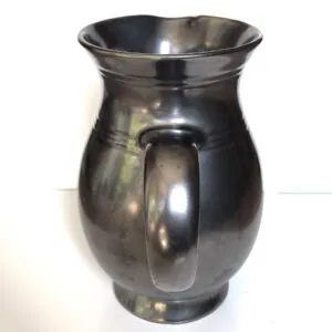 Prinknash Abbey Pottery - Stoneware Gunmetal Jug - steengoed kan van Prinknash Abbey (foto 8)