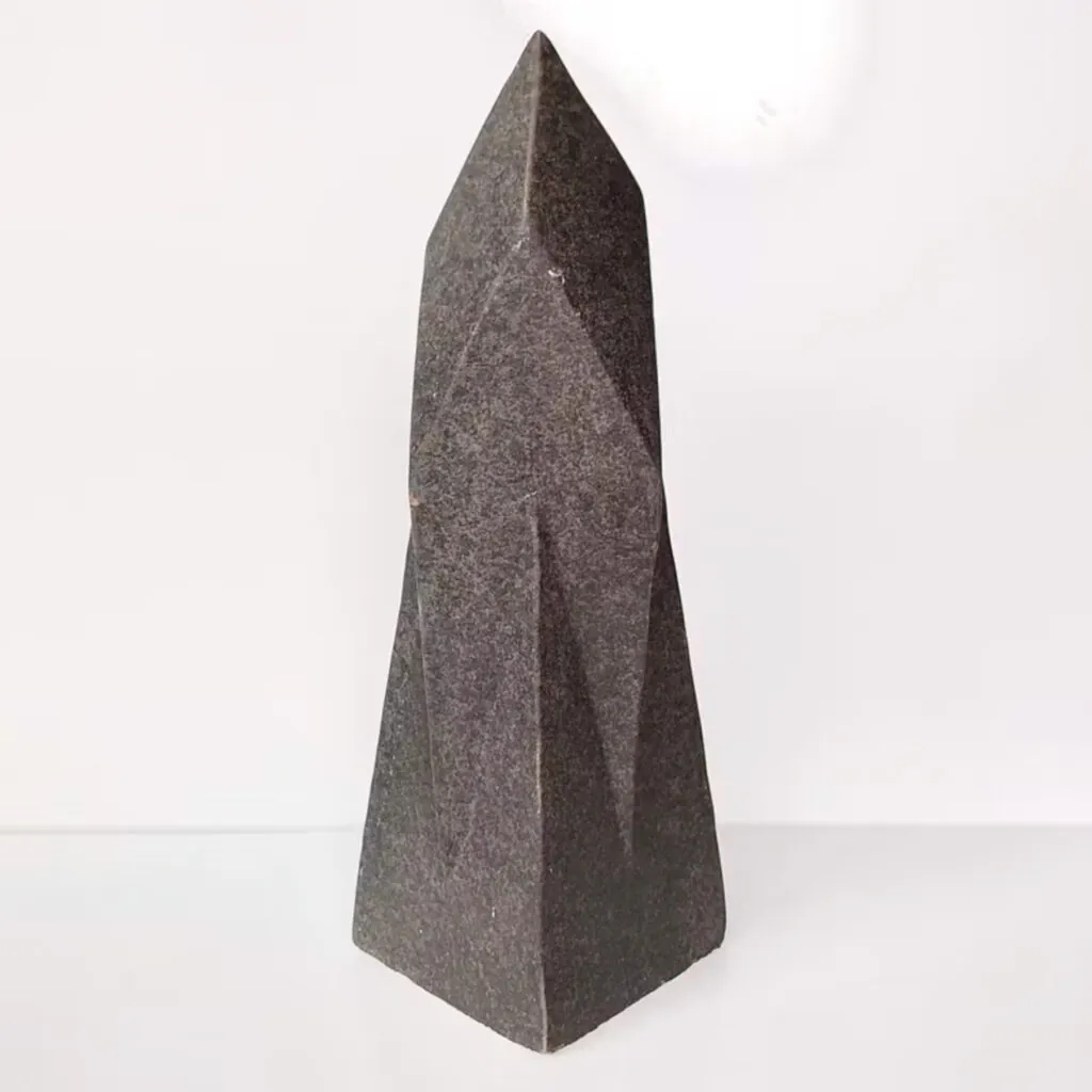 Brutalist Ceramic Monolith - Handmade Sculpture - brutalistisch keramisch monoliet sculptuur (foto 2)