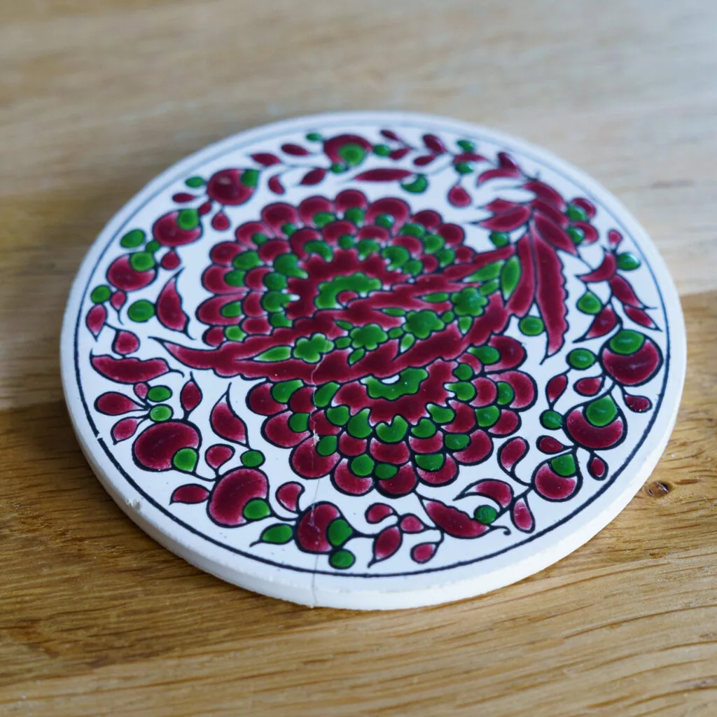 Greek Ceramic Coaster Set – Niarchos & Pandora Rhodes - Griekse keramische onderzetters (foto 6)