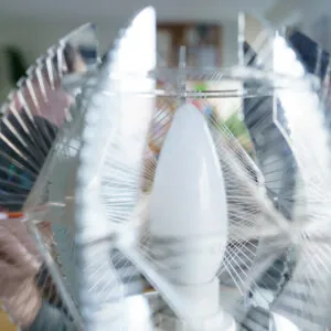 Globo Pollux String Art Table Lamp – Paul Secon Style - string art tafellamp, Space Age (foto 11)