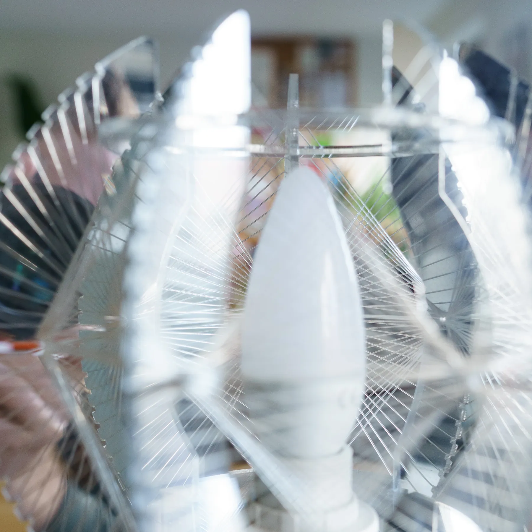Globo Pollux String Art Table Lamp – Paul Secon Style - string art tafellamp, Space Age (foto 11)