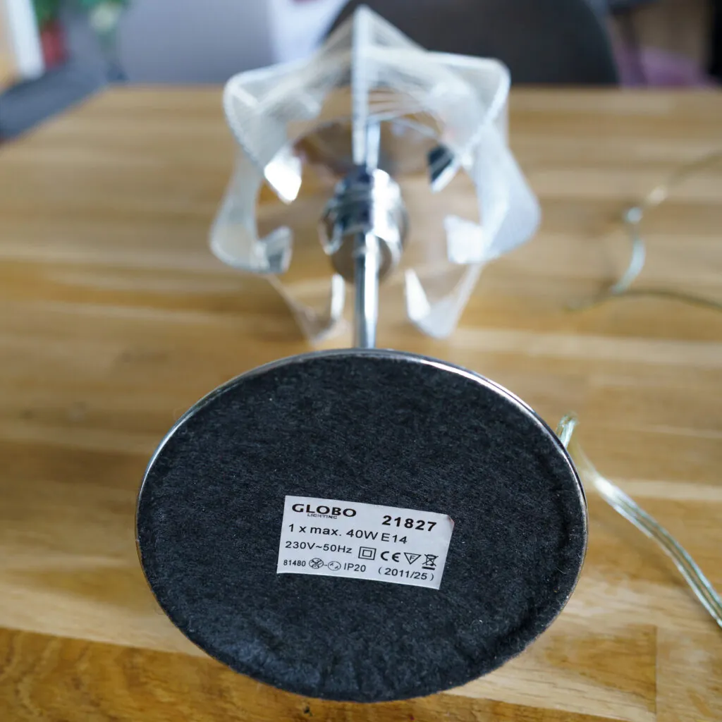 Globo Pollux String Art Table Lamp – Paul Secon Style - string art tafellamp, Space Age (foto 6)