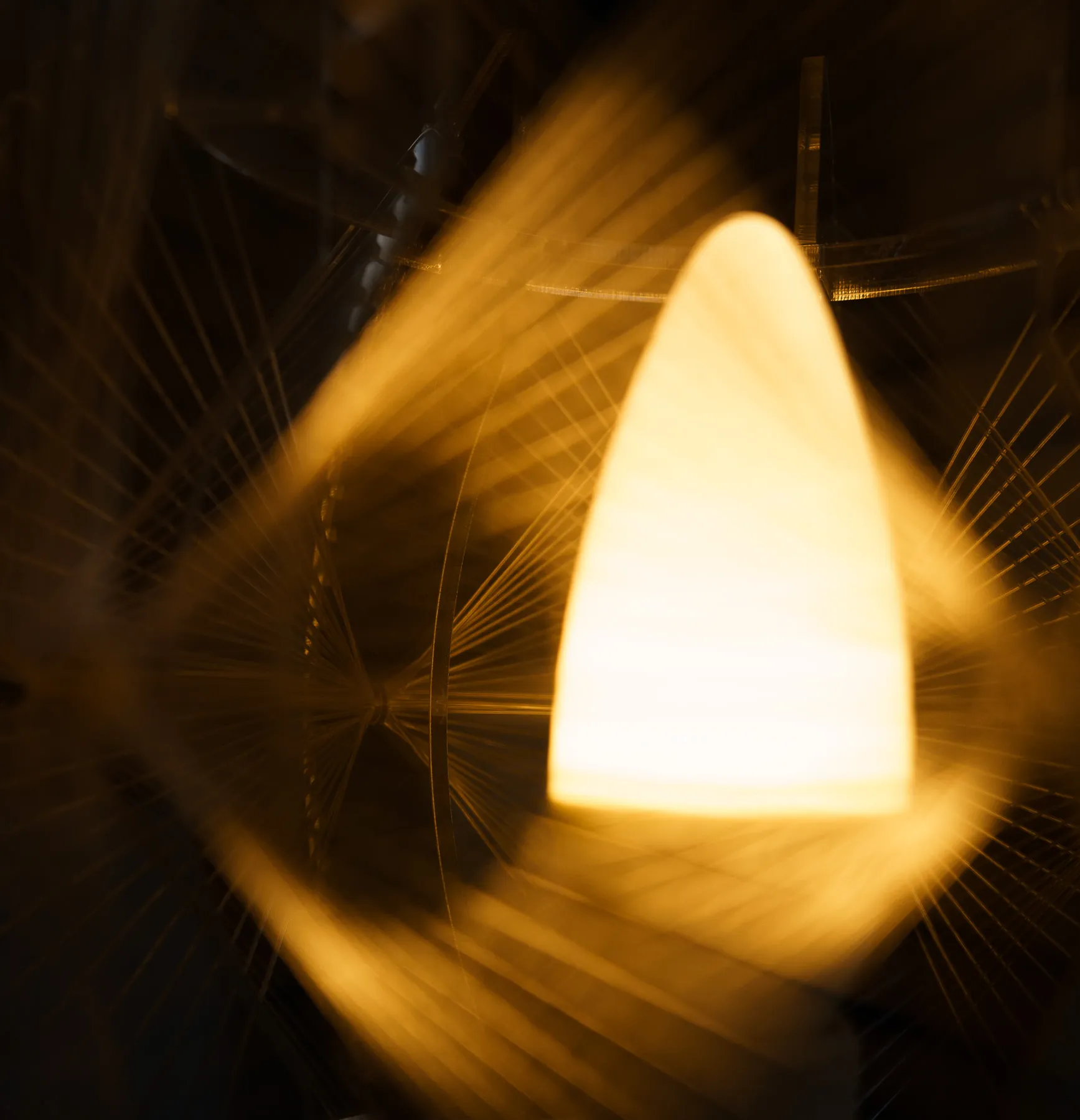 Globo Pollux String Art Table Lamp – Paul Secon Style - string art tafellamp, Space Age (foto 21)