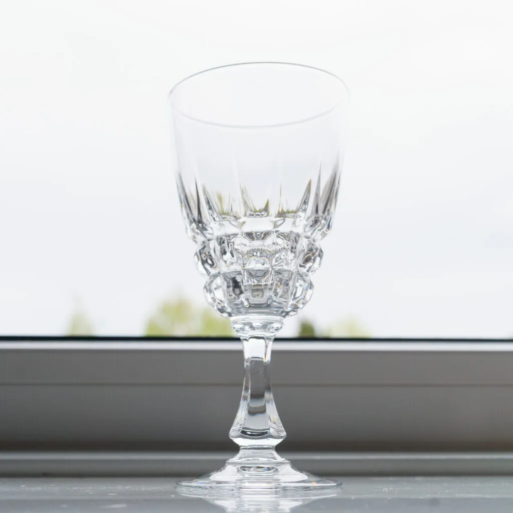 Cristal d’Arques Pompadour Wine Glasses – Set of 5 - kristallen wijnglazen set van 5 (foto 2)