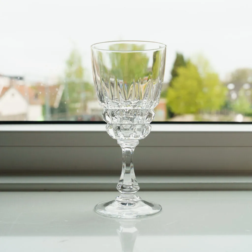 Cristal d’Arques Pompadour Wine Glasses – Set of 5 - kristallen wijnglazen set van 5 (foto 9)