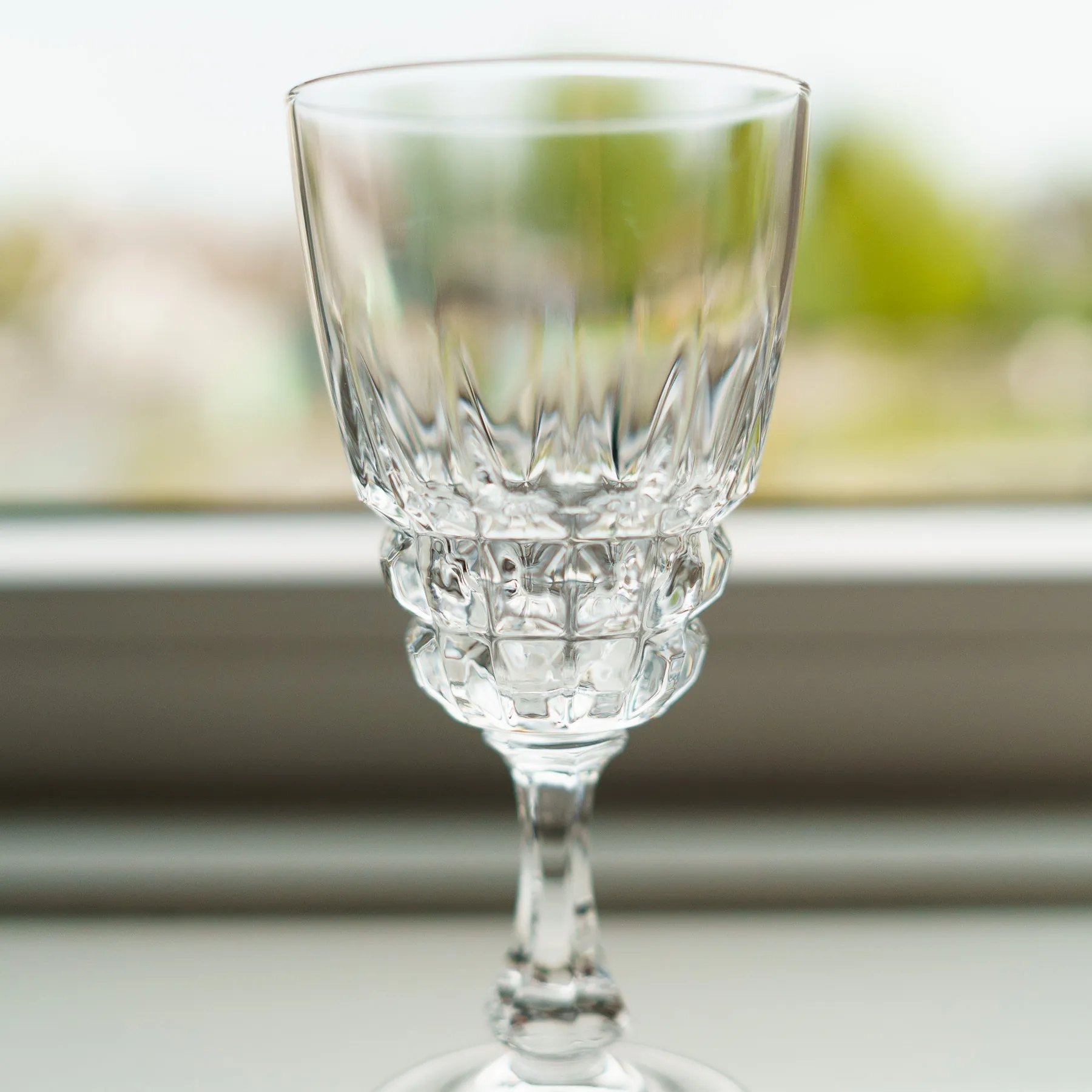 Cristal d’Arques Pompadour Wine Glasses – Set of 5 - kristallen wijnglazen set van 5 (foto 6)