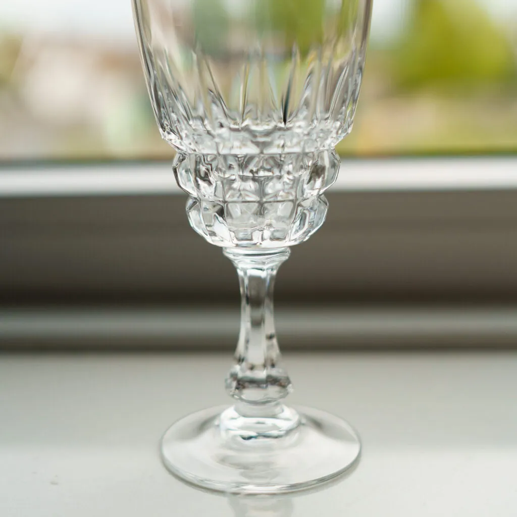 Cristal d’Arques Pompadour Wine Glasses – Set of 5 - kristallen wijnglazen set van 5 (foto 7)