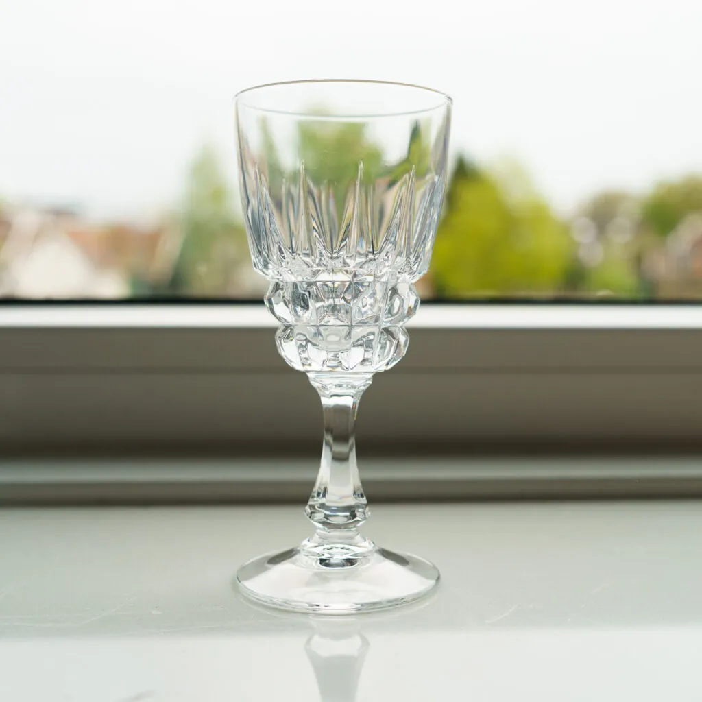 Cristal d’Arques Pompadour Wine Glasses – Set of 6 - kristallen wijnglazen set van 6 (foto 2)