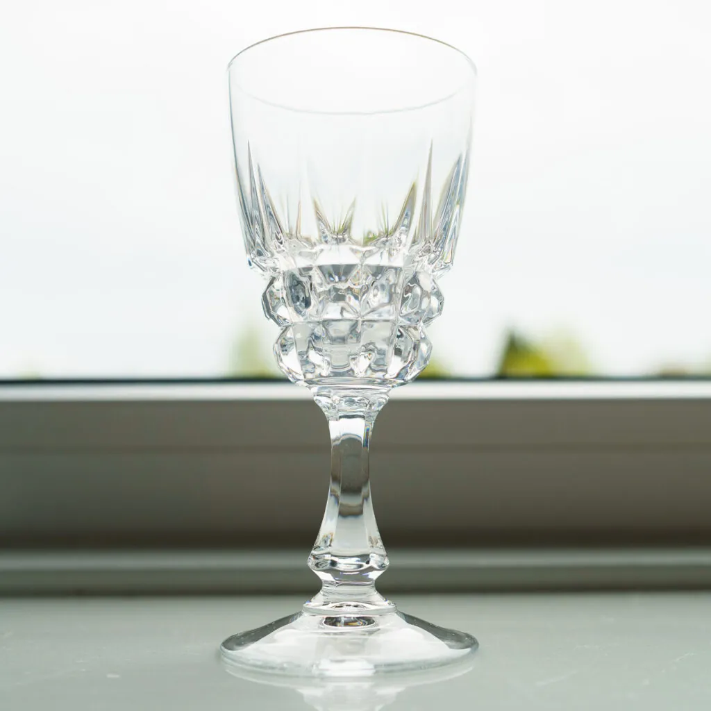 Cristal d’Arques Pompadour Wine Glasses – Set of 6 - kristallen wijnglazen set van 6 (foto 3)