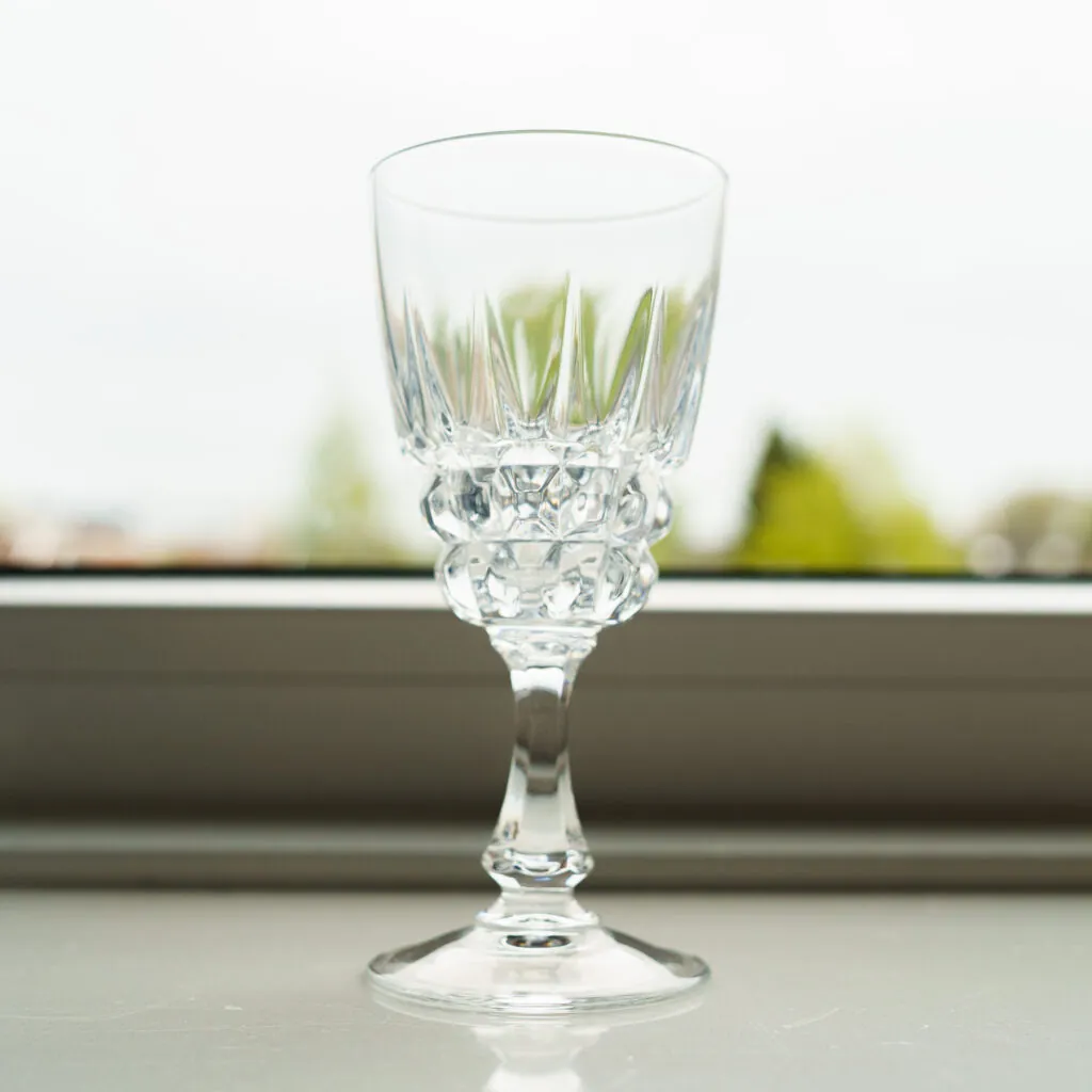Cristal d’Arques Pompadour Wine Glasses – Set of 6 - kristallen wijnglazen set van 6 (foto 6)