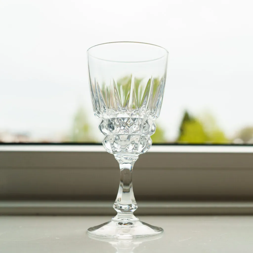 Cristal d’Arques Pompadour Wine Glasses – Set of 6 - kristallen wijnglazen set van 6 (foto 7)