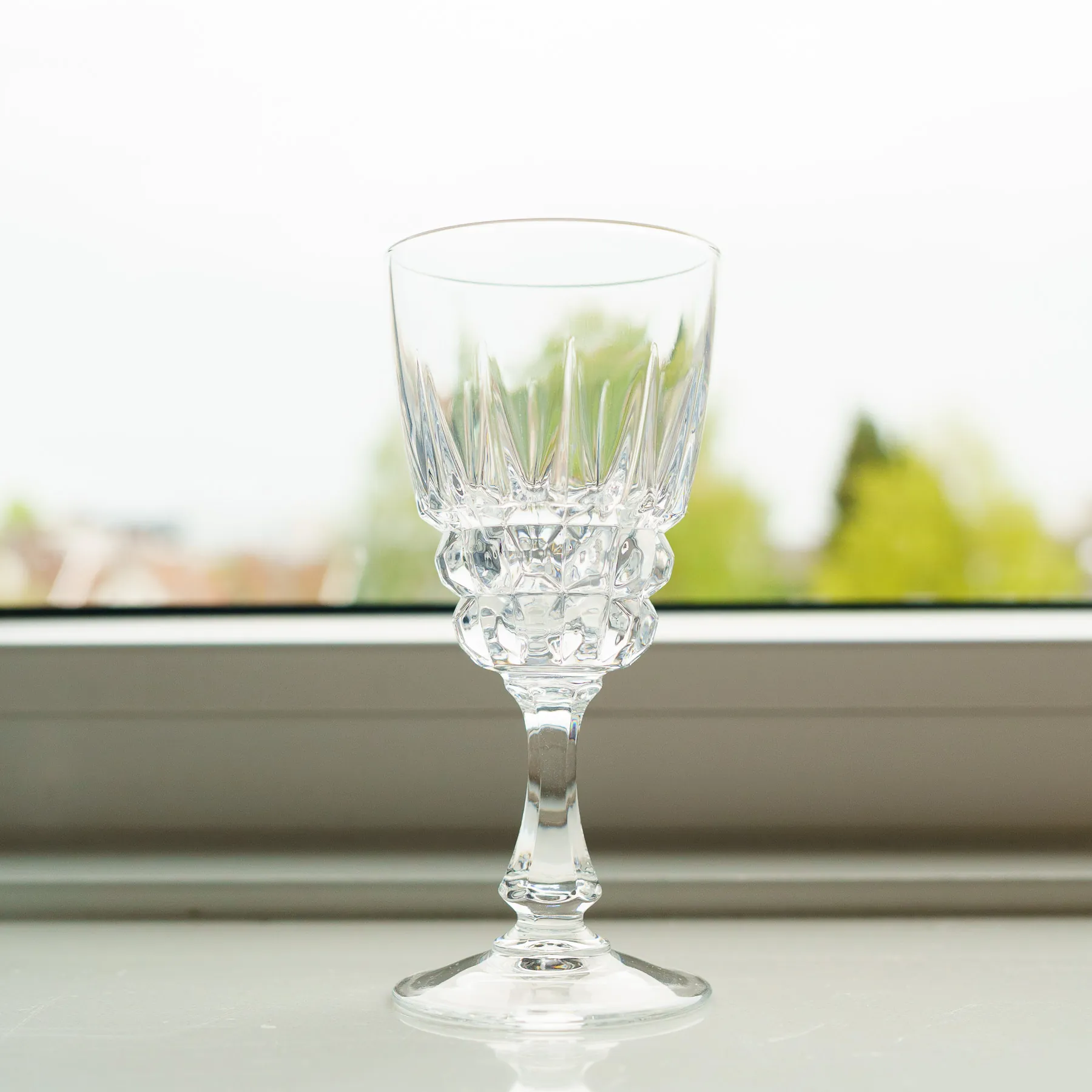 Cristal d’Arques Pompadour Wine Glasses – Set of 6 - kristallen wijnglazen set van 6 (foto 8)